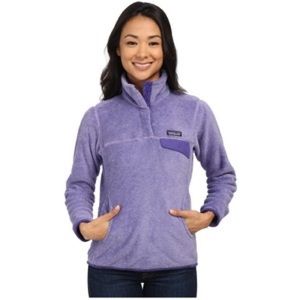Patagonia women's pullover in lavender